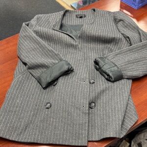 Topshop pinstripe jacket size us 4 // 071727